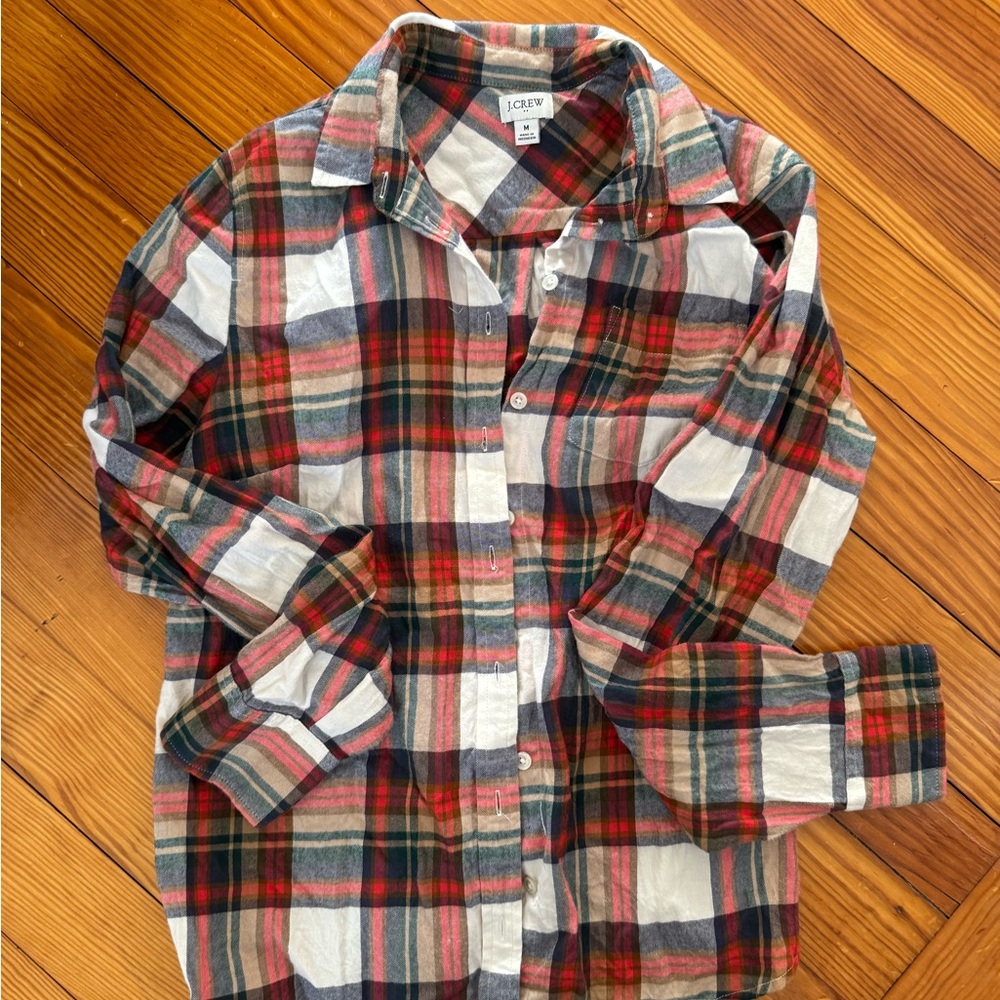 J. Crew Plaid Button-Down Shirt